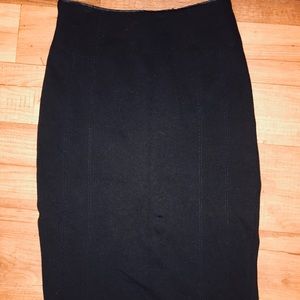 Black WHBM pencil skirt